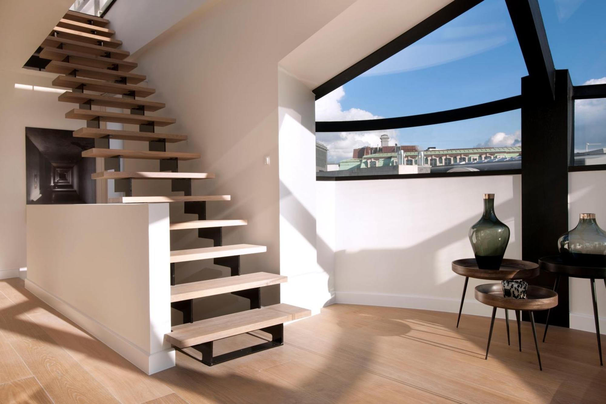 Triplex Penthouse In The City Center Brussel Buitenkant foto