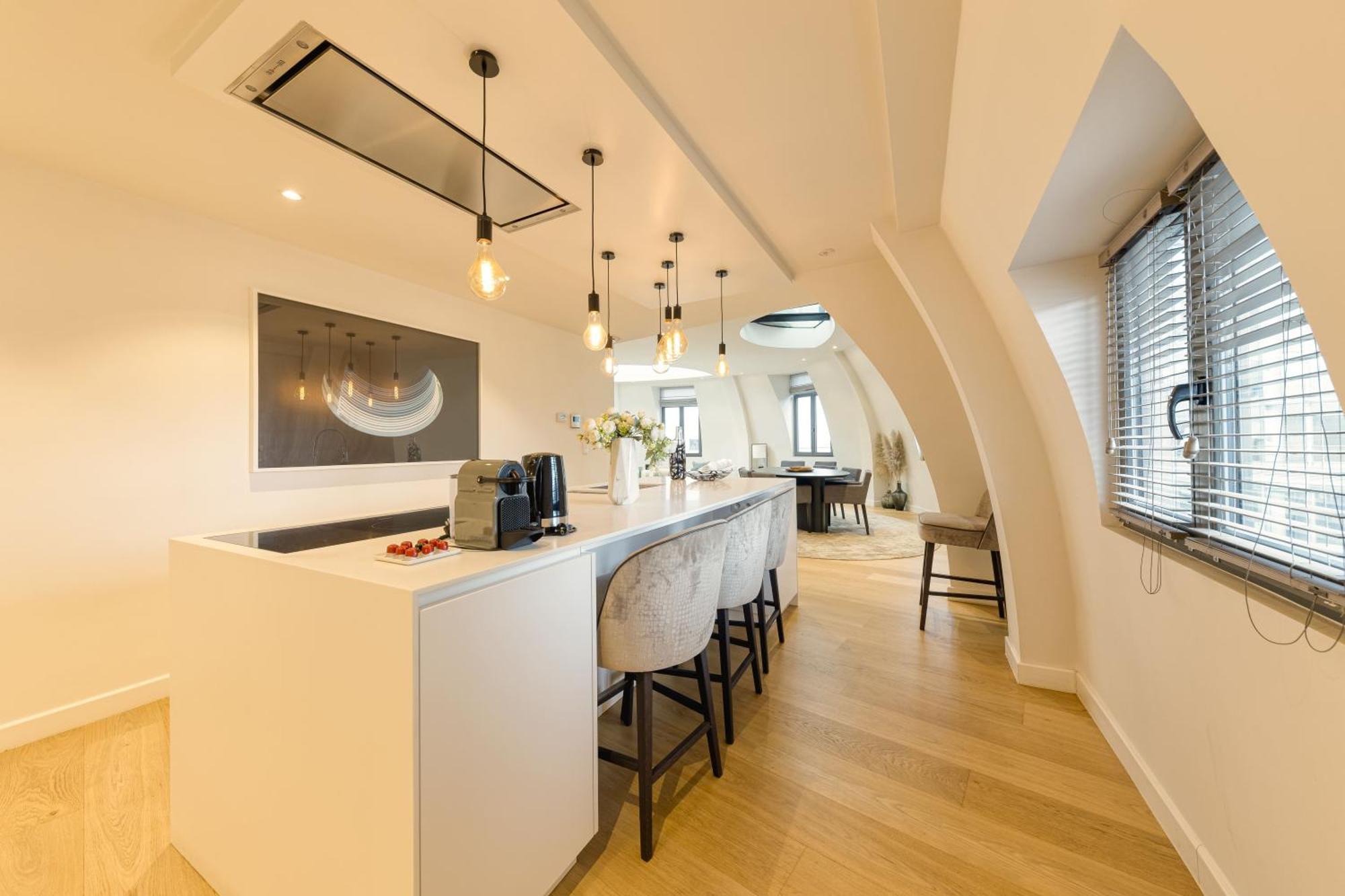 Triplex Penthouse In The City Center Brussel Buitenkant foto